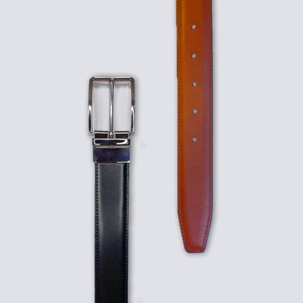 Plain Leather Belt-Reversible