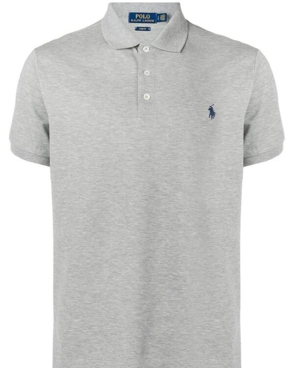 Gray Fit Polo