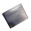 Leather Minimal Wallet - Blue