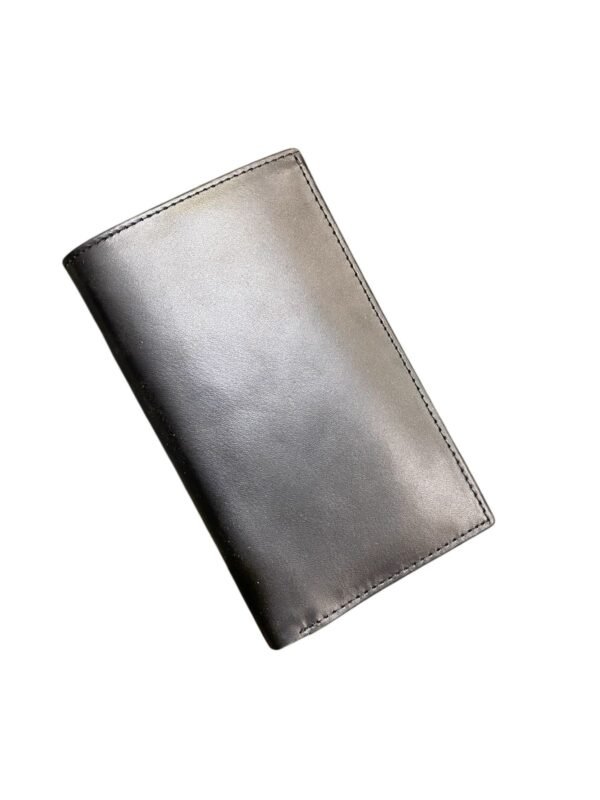 Long Leather Wallet - Black